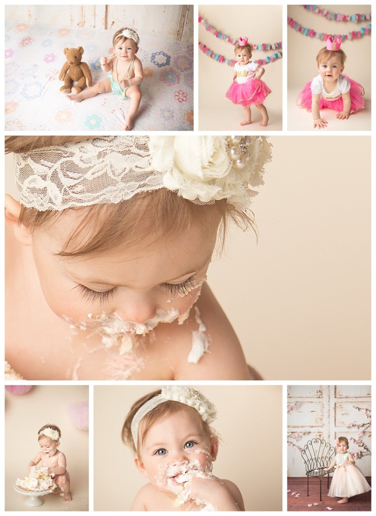 Puyallup Baby Photographer_Jennifer Wilcox Photography_Cake Smash Baby Girl_Sugar Babies outfit_Holly one year portrait session