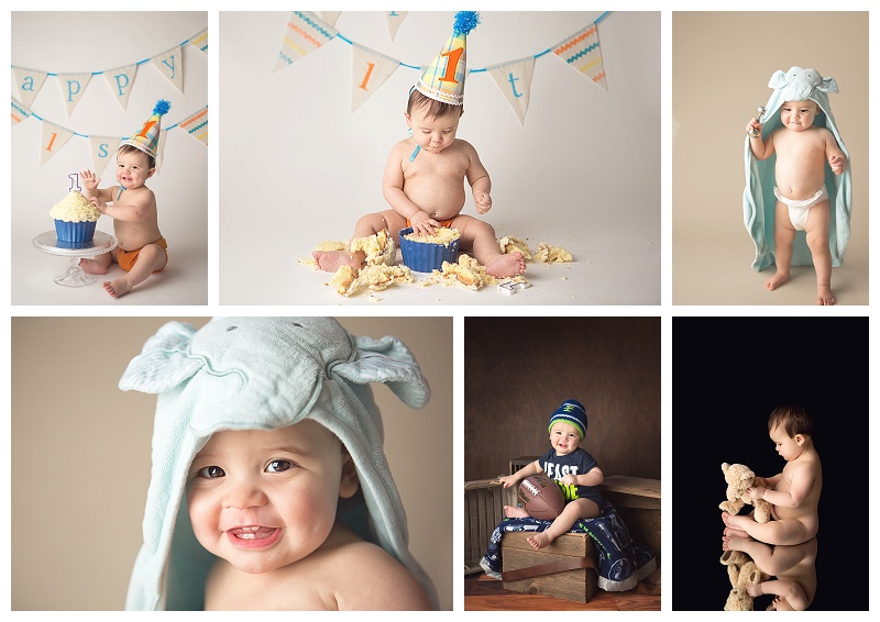 Puyallup Baby Photographer_Jennifer Wilcox Photography_Cake Smash_Baby's one year birthday portraits