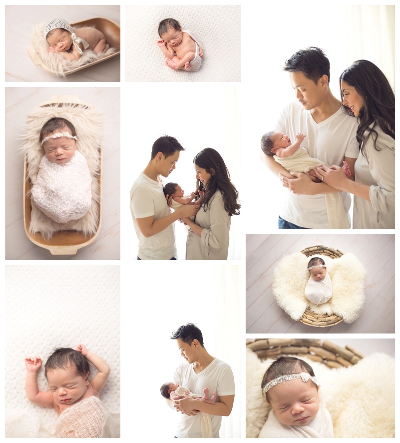 Seattle Baby Photographer_Jennifer Wilcox Photography_Baby in props and newborn with parents