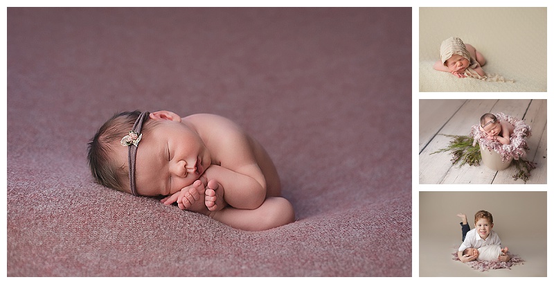 Lacey newborn photographer | Little baby sister
