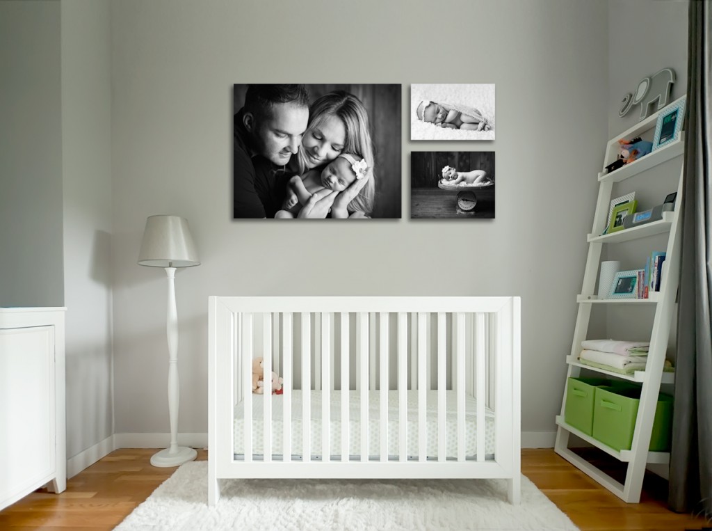 Newborn Photography up on the walls